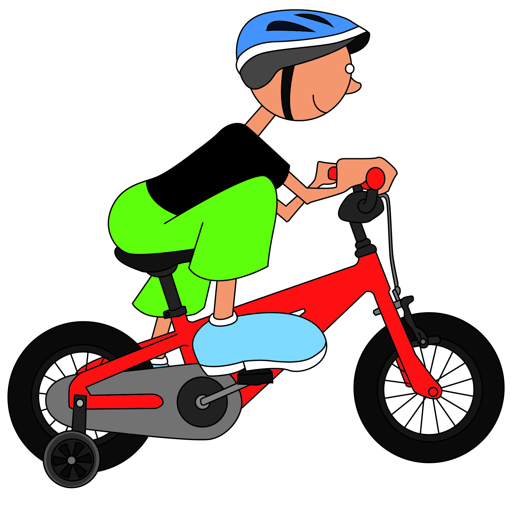 enfant sur vélo