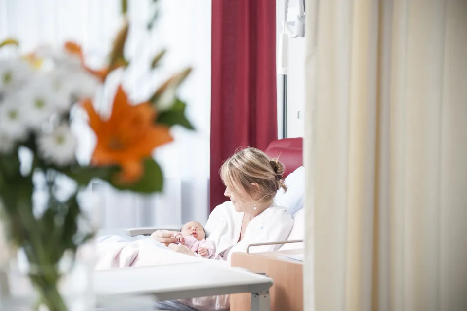 Chambre à la Maternité des HUG