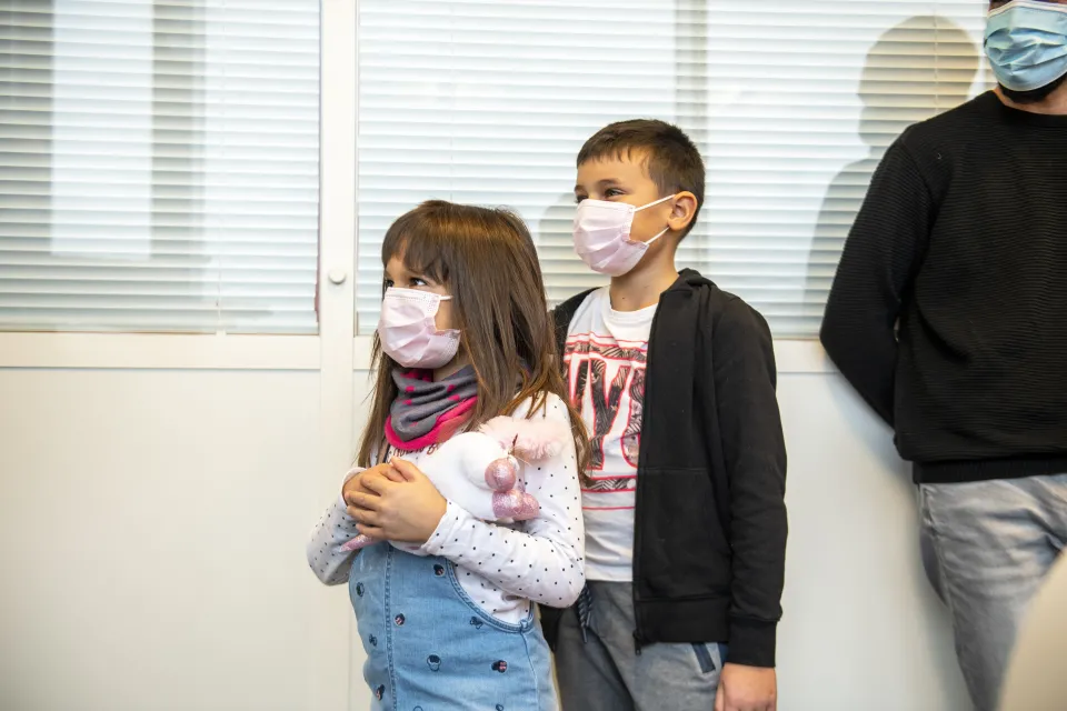 Enfants en pédiatrie