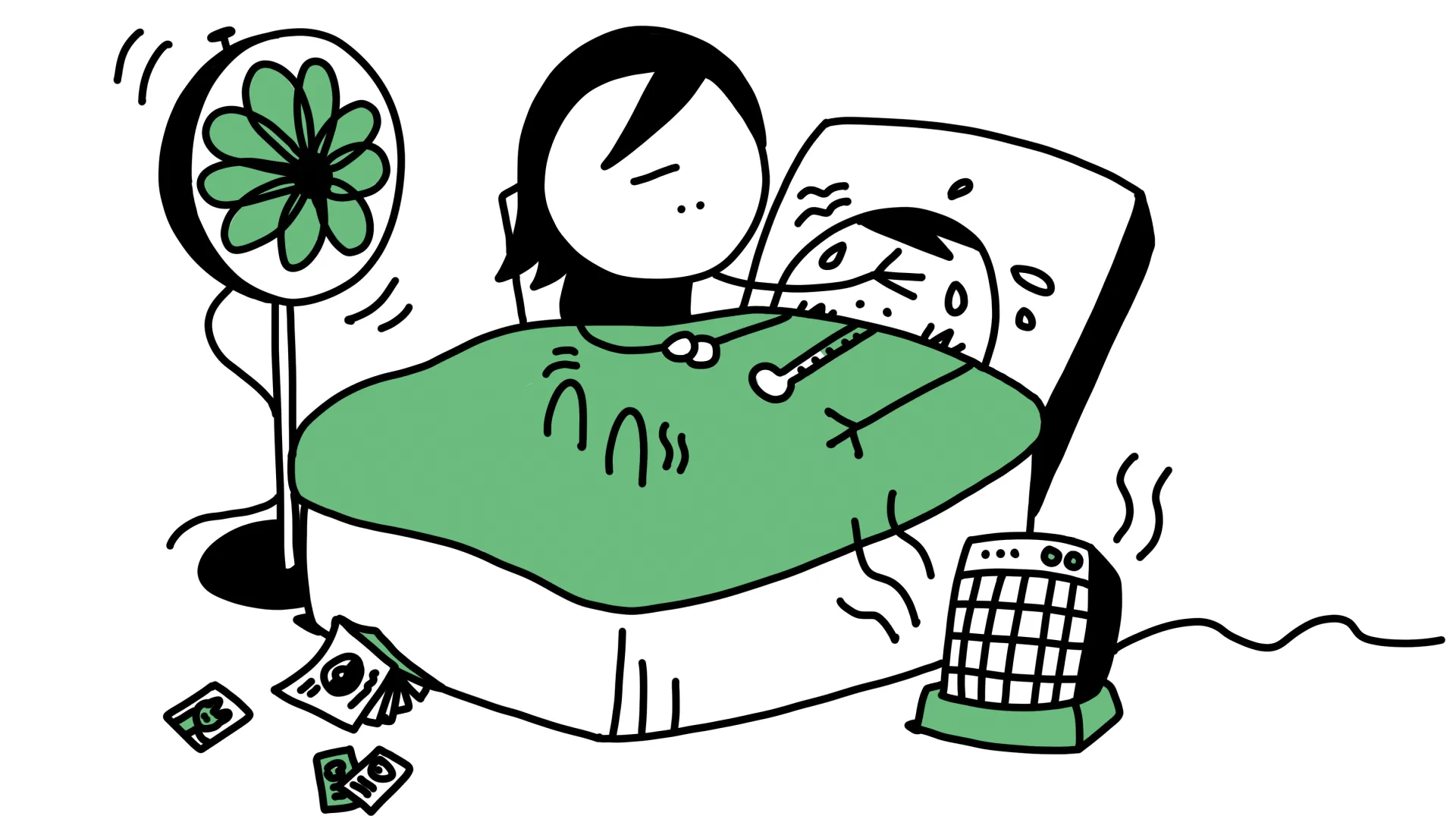 Est-ce que tu as de la fièvre ?