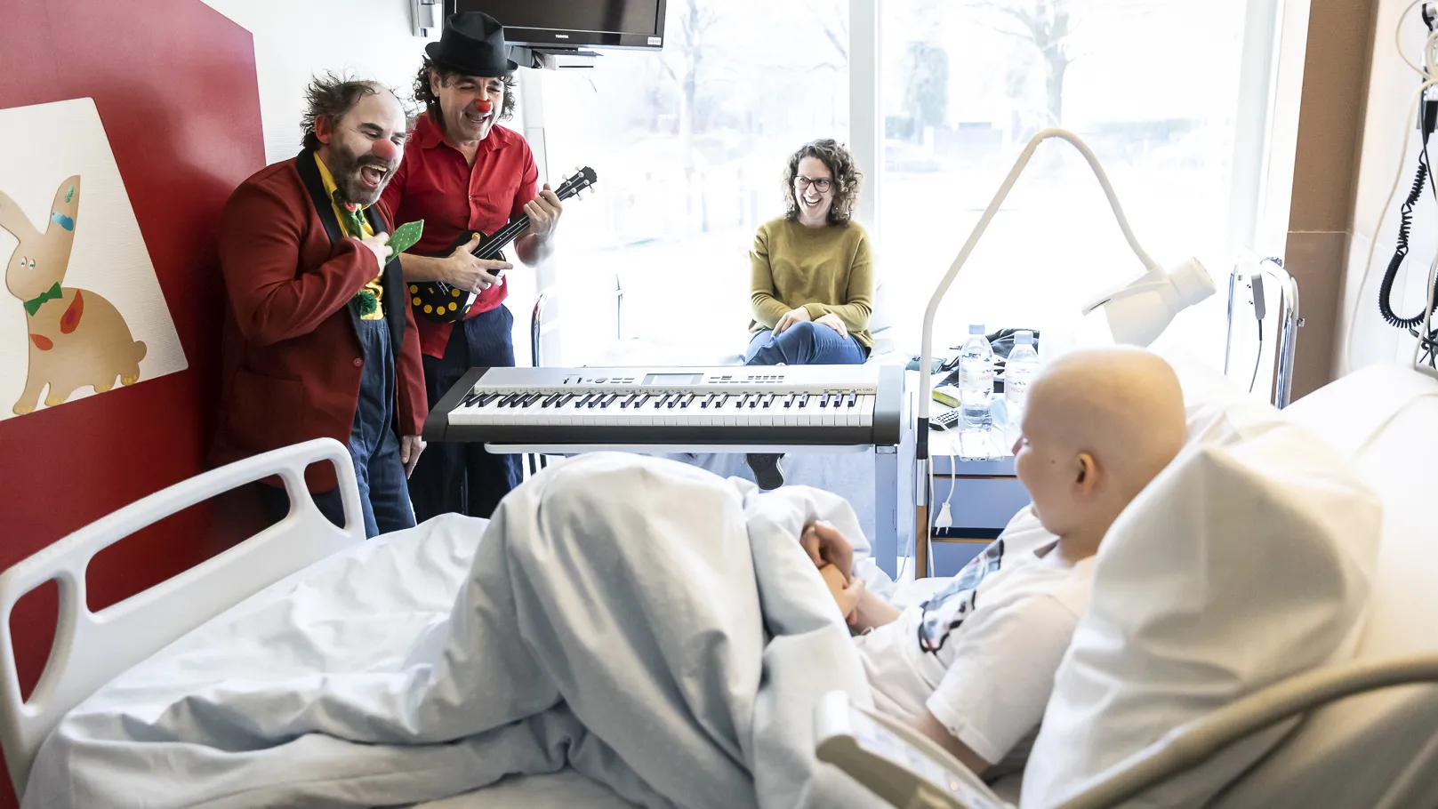 Hôpiclowns font de la musique