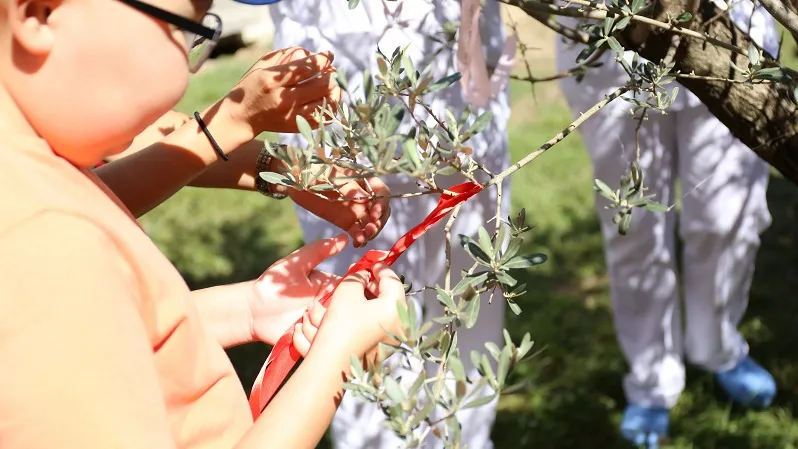 Décoration de l'Oli'VIE, symbole du courage des enfants
