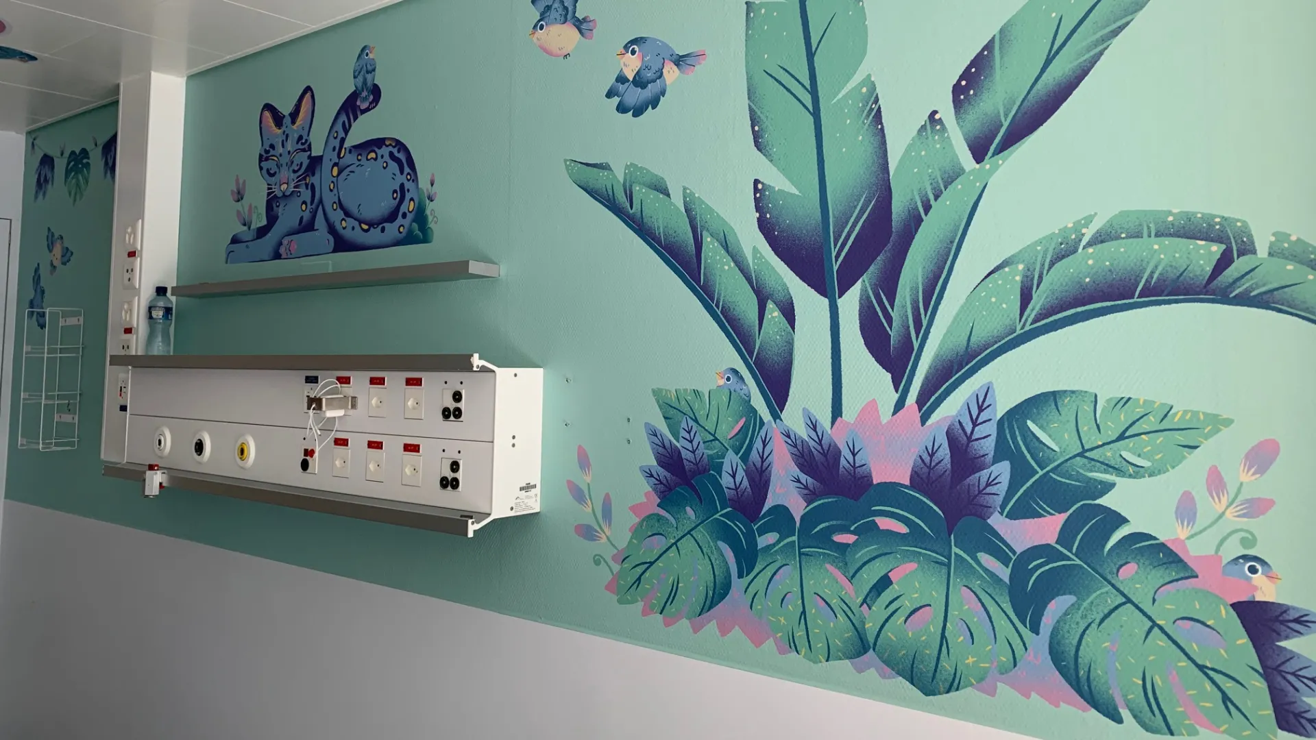 Décoration unité d'oncohématologie pédiatrique