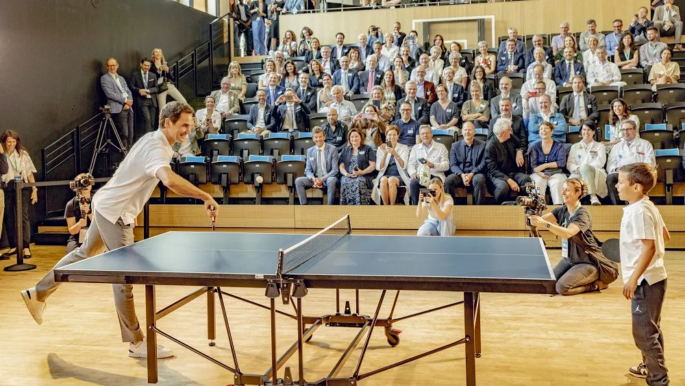 Inauguration de la MEA avec Roger Federer