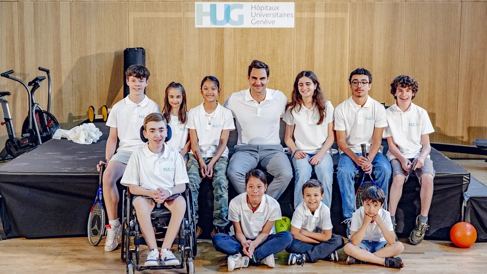 Inauguration de la MEA avec Roger Federer