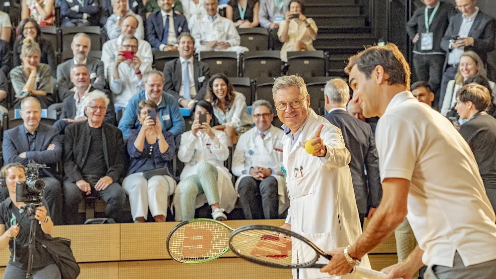 Inauguration de la MEA avec Roger Federer