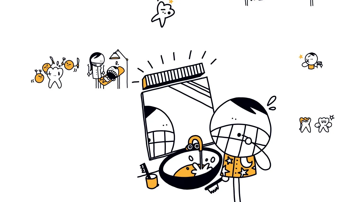 Aïe, j'ai une carie !